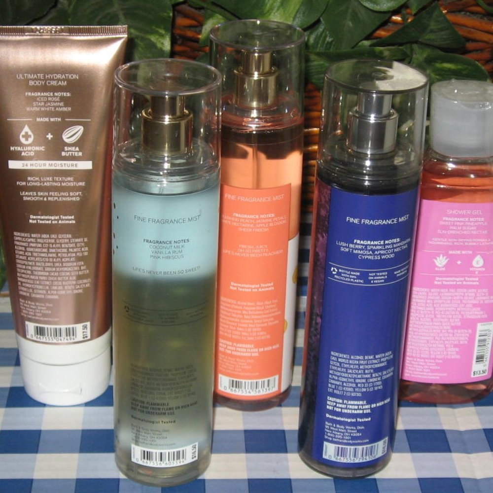 BBW Fragrance Mist Shower Gel Body Cream Mixed Lot of 5 NEW - Picture 3 of 8